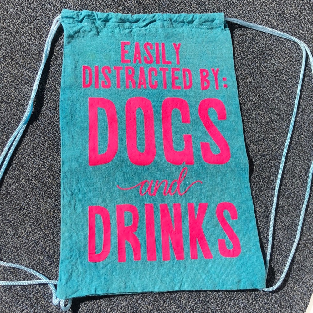Dog Lover Drawstring Bag